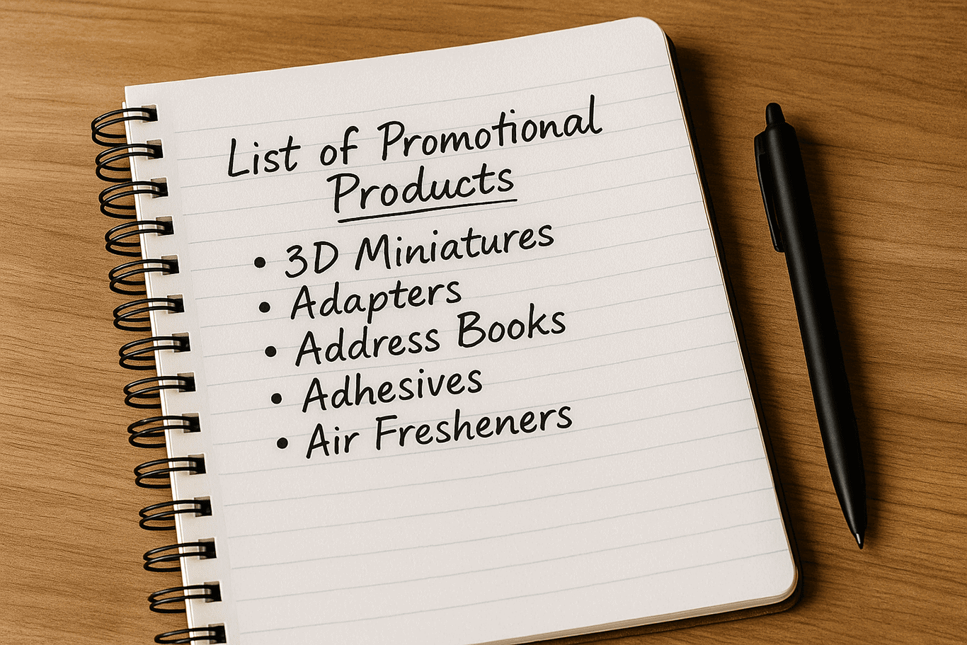 list of promotional products